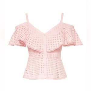 BB Dakota Eyelet Spring Summer Top